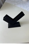 Siyah Modern Masaüstü Kartvizitlik 10×8 Cm – Şık Ofis Aksesuarı - 3
