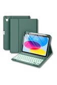 iPad 11. Nesil A16 çipli 2024 2025 Uyumlu Klavyeli Tablet Kılıfı - 6