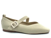 Feles Küt Burun Kemer Detaylı Kadın Babet Ayakkabı thumbnail 7