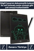 Premium Dijital Silgili Kalemli Çocuk Eğitim Tableti Grafik Ders Not Ödev Resim LCD Writing Tablet - 2