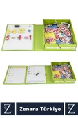 Eğlenceli Matematik Rakam Sayı Öğretici Silinebilir Yazı Kalemli Öğretici MANYETİK TABLET MATEMATİK thumbnail 2