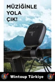 Premium Kompakt Kolay Montaj Güçlü Bass USB Şarjlı Bluetoothlu Motorsiklet Bisiklet Hoparlörü - 2