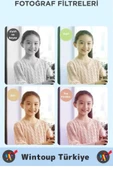 Premium 1080p HD Video Kayıt Ön Arka Çekim Filtre 5 Oyun Mini Çocuk Kamera Dijital Fotoğraf Makinesi - 6