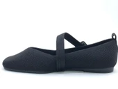 Feles Küt Burun Kemer Detaylı Kadın Babet Ayakkabı thumbnail 4