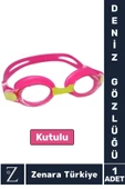 Premium Ayarlanabilir Kayış Su Geçirmez UV Koruma Silikon Plastik Anti-Fog Kutu Çocuk DENİZ GÖZLÜĞÜ - 1
