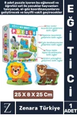Çocuk Eğitici Koordinasyon Hayvanları Tanıma Zeka Geliştirici Eğlenceli MY BEST PUZZLE-HAYVANLAR thumbnail 1