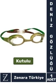 Premium Ayarlanabilir Kayış Su Geçirmez UV Koruma Silikon Plastik Anti-Fog Kutu Çocuk DENİZ GÖZLÜĞÜ - 1