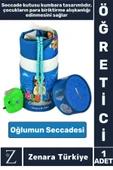 Erkek Çocuk İbadet Öğretici 3 Parça Seccade Tesbih Kumbara Tasarım Namaza İlk Adım OĞLUMUN SECCADESİ - 1
