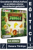 Eğitici Dikkat Hafıza Mantıksal Düşünme Problem Çözme Becerisi Geliştirici Eğlenceli BANZUKİ JUNGLE thumbnail 1