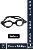 Premium Ayarlanabilir Kayışlı Su Geçirmez UV Koruma Silikon Plastik Anti-Fog Kutulu DENİZ GÖZLÜĞÜ - 1