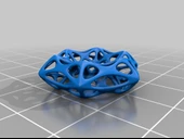 Byr organik altıgen kolye (Plastik Aparattır!!!) 3D - 3