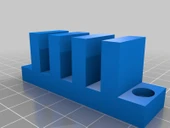 Byr Mutfak dolabı için sürgülü kapı tutma (Plastik Aparattır!!!) 3D - 1