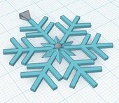 Byr Kar Tanesi Kolye (Plastik Aparattır!!!) 3D - 2