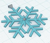 Byr Kar Tanesi Kolye (Plastik Aparattır!!!) 3D - 1