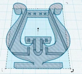 Byr Lyra dize kolye (Plastik Aparattır!!!) 3D thumbnail 4