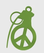 Byr Barış Bombası Kolye (Plastik Aparattır!!!) 3D thumbnail 1