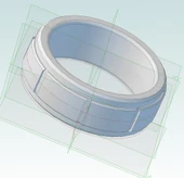 Byr Basit Yüzük (Plastik Aparattır!!!) 3D thumbnail 2