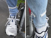 Byr Bisiklet Pantolon Klipsi - Kot pantolonunuzun/Pantolonunuzun zincire takılmasını önler. (Plastik Aparattır!!!) 3D - 4