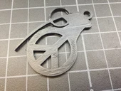 Byr Barış Bombası Kolye (Plastik Aparattır!!!) 3D thumbnail 4