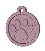 Byr Köpek Pençe Kolye (Plastik Aparattır!!!) 3D - 2