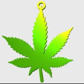 Byr Esrar Yaprağı Kolye (Plastik Aparattır!!!) 3D - 1