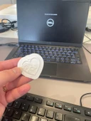 Byr Kalp Çiçek Kolye (Plastik Aparattır!!!) 3D thumbnail 5