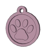 Byr Köpek Pençe Kolye (Plastik Aparattır!!!) 3D - 1