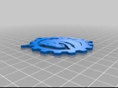 Byr Tek Boynuzlu At Kolye (Plastik Aparattır!!!) 3D thumbnail 3