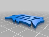 Byr Detroit Kolye (Plastik Aparattır!!!) 3D - 3