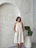 Salaş keten elbise - 3