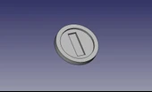 Byr Küpe veya kolye için Mario Bros Coin (Plastik Aparattır!!!) 3D - 5