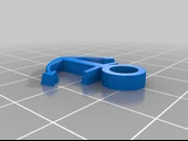 Byr Çapa Anahtarı / Kolye (Plastik Aparattır!!!) 3D - 2