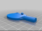 Byr PING PONG KÜREĞI ANAHTAR YÜZÜK (Plastik Aparattır!!!) 3D - 3