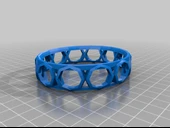 Byr Özelleştirilmiş bilezik tasarımcım altıgen bileziğim (Plastik Aparattır!!!) 3D thumbnail 2