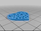 Byr Steampunk kalp kolye (Plastik Aparattır!!!) 3D thumbnail 1