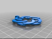 Byr Genişletilebilir çiçek kolye / anahtarlık (Plastik Aparattır!!!) 3D - 3