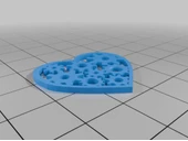 Byr Steampunk kalp kolye (Plastik Aparattır!!!) 3D thumbnail 2