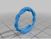 Byr Helisel Voronoi Yerden Altyaplanabilen Yüzük (Plastik Aparattır!!!) 3D - 1