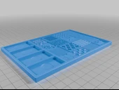 Byr Kuru fırça doku paleti (Plastik Aparattır!!!) 3D - 1