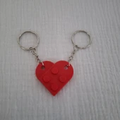 2 Lego tarzı parçalarda kalp anahtarı (Plastik Aparattır!!!) - 2
