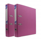 Büro Klasör Pembe Dar Noki Pembe Büro Klasörü Halkalı 2 Adet - 1