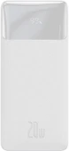 Baseus Bipow Dijital Ekranlı 20W 30.000 mAh Powerbank Beyaz - 1