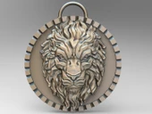 Byr Aslanın baş kolye (Plastik Aparattır!!!) 3D thumbnail 2