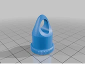 Byr Mikrofon Kamera Stand Tripod Vidalı İplik Adaptörü Üst A (Plastik Aparattır!!!) 3D - 1