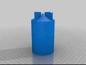 Byr Sütun mumu için balmumu kalıbı 70mm (Sadece Plastik Aparattır!!!) 3D - 1