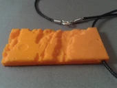 Byr Mars- 'Valles Marineris' kolye kolye (Sadece Plastik Aparattır!!!) 3D thumbnail 4