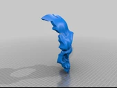 Byr yarım Kafatası Maskesi (Sadece Plastik Aparattır!!!) 3D - 4