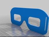 Byr Güneş gözlüğü maskesi (Sadece Plastik Aparattır!!!) 3D - 2