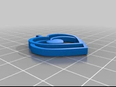 Byr Kalp Kalp Kolye (Plastik Aparattır!!!) 3D thumbnail 2