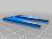 Byr Küpe Uzun üçgen kolye aros pendientes (Plastik Aparattır!!!) 3D thumbnail 2